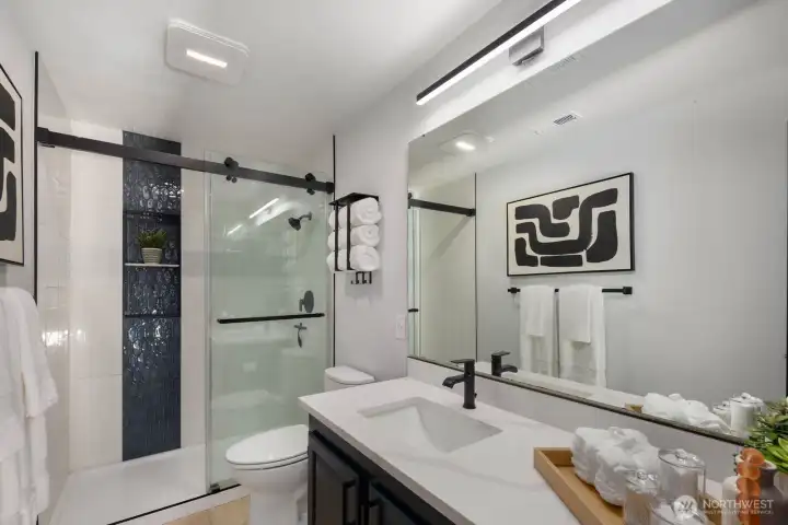 Lower Level bathroom.