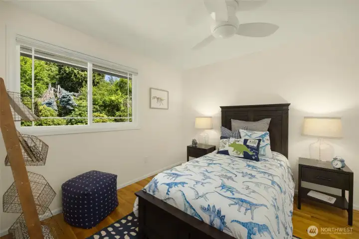 Additional upstairs bedroom. Additional upstairs bedroom.