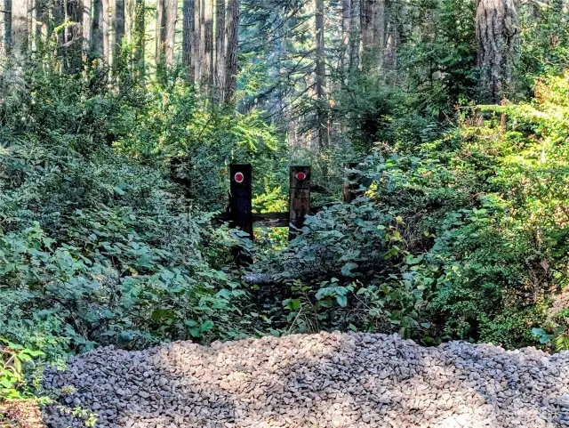 Easement into the property.