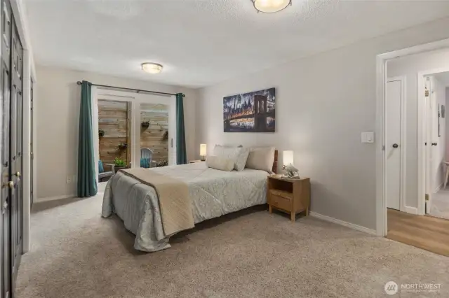 Primary Bedroom has its own private outside area!