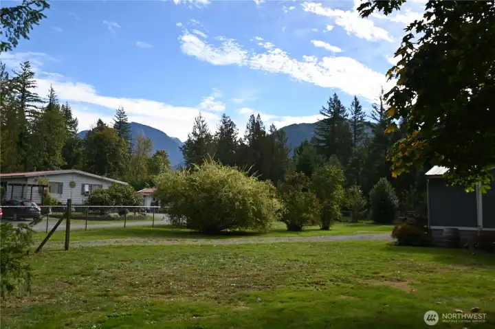 Panoramic views of the mountains.  Prime Gold Bar location offering quick access to nearby trails.