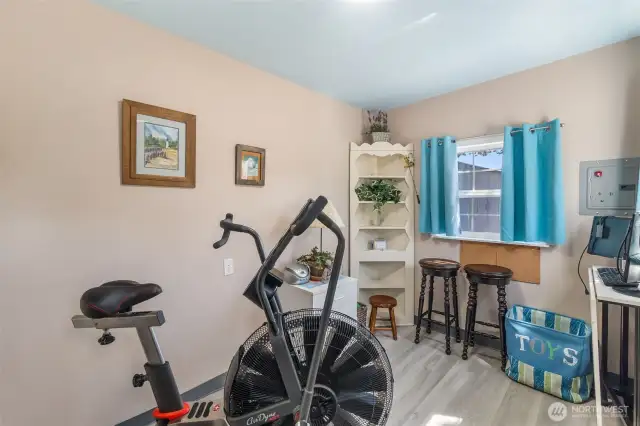 Inside She shed