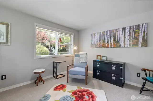 2nd bedroom on the main floor currently used as an office