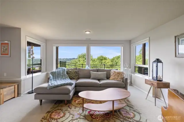 Large windows allow for fantastic light