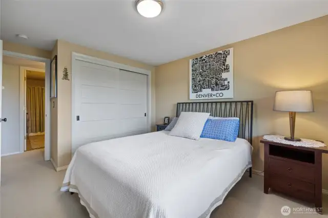 all the bedrooms have these nice double closets