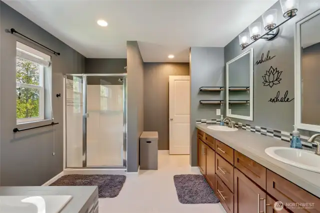 Another view of the primary bathroom