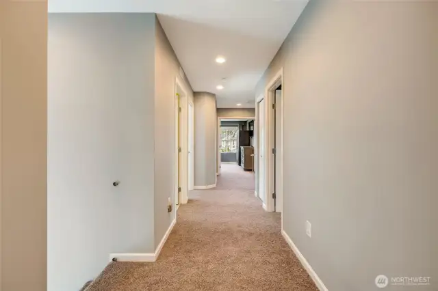 Upper floor hallway