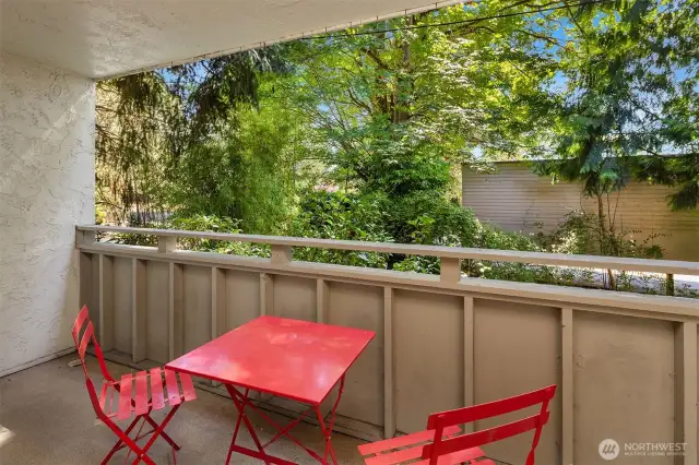Relax on your private deck.
