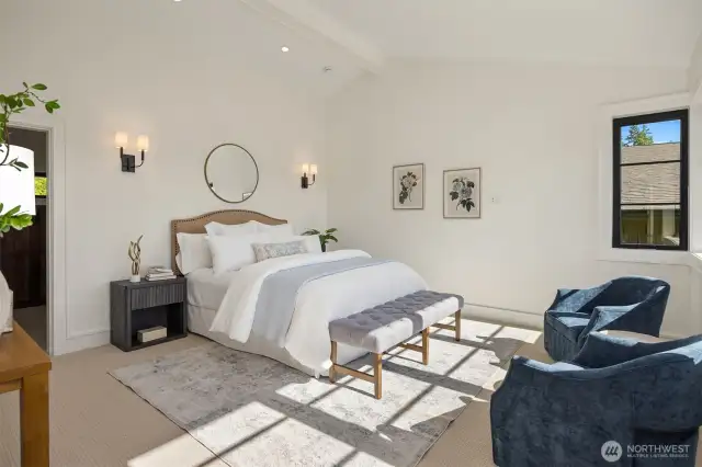 Primary suite with incredible views of Rich Passage