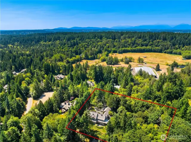 This idyllic island retreat is just minutes from top-rated schools, charming shops, & the Seattle ferry