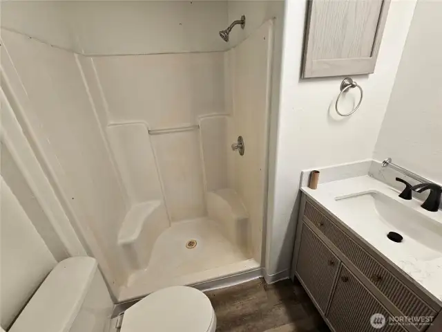 Good size shower