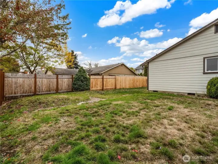 Large grassy areas for your and your furry friends to roam around.