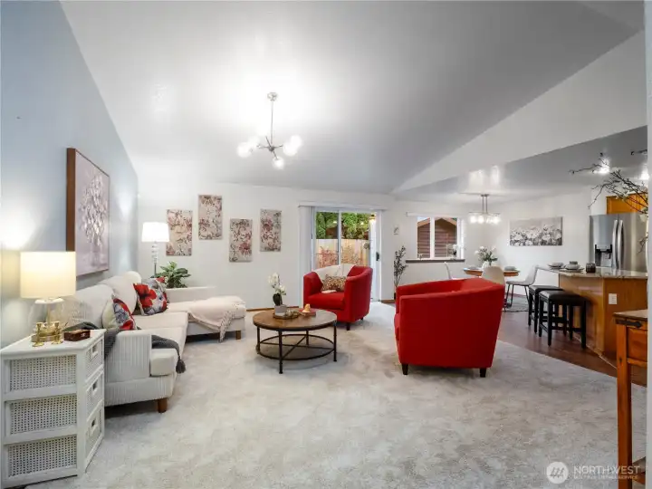 Open floor plan; light and bright!