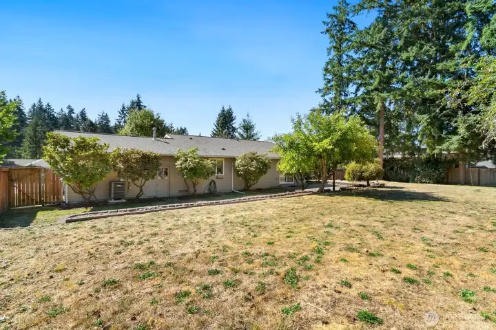 Tons of garden or entertaining space!