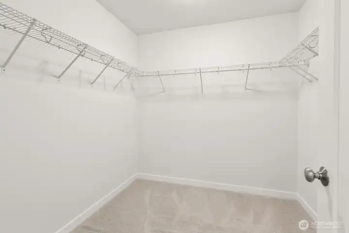Primary closet.