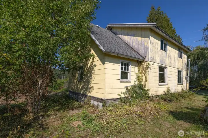 South side of the house.