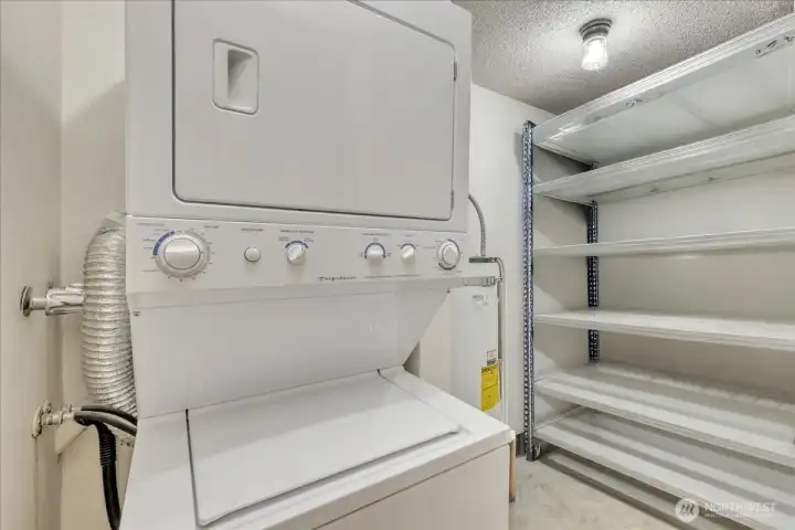 Laundry room with lots of storage!