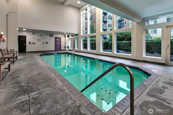 Belltown Court's top notch amenities include pool and spa