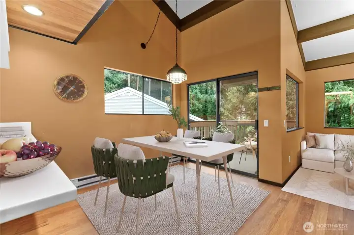 End unit brings extra windows and more light!