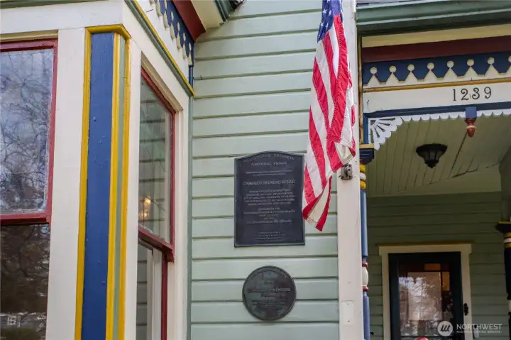 Entered the National Register of Historic Places May 22, 1978 by the U.S. Department of the Interior