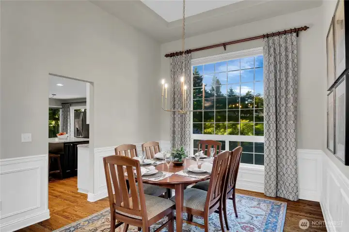 Formal Dining Room off of kitchen.