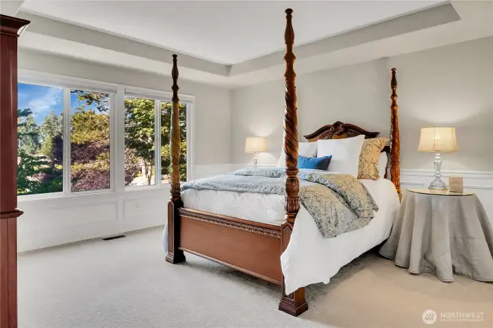 Upstairs you'll find a Spacious, Quiet & Serene Primary Suite