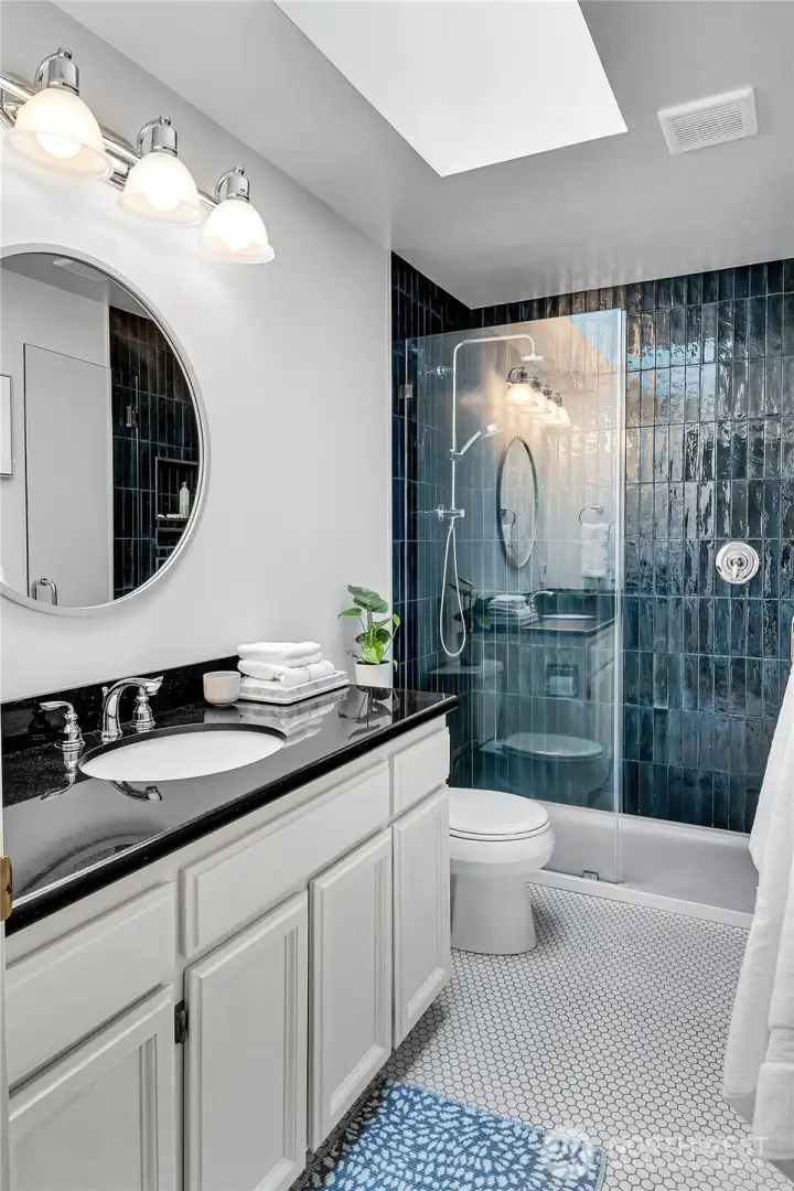 Beautiful Updated 3/4 Bathroom with quality features