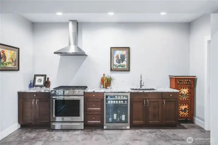 Lower Level Kitchen Area