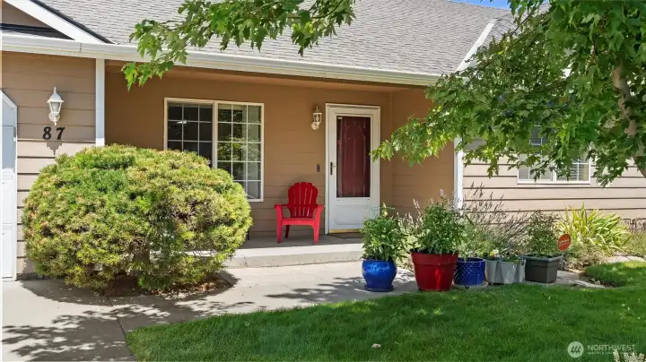 Covered front porch