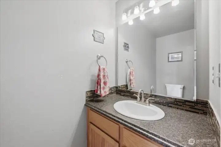 Main floor half bath
