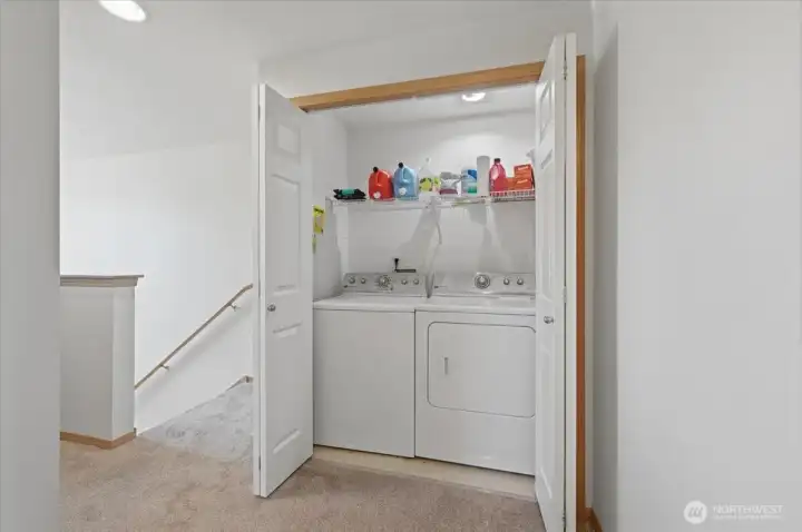 Laundry area upstairs