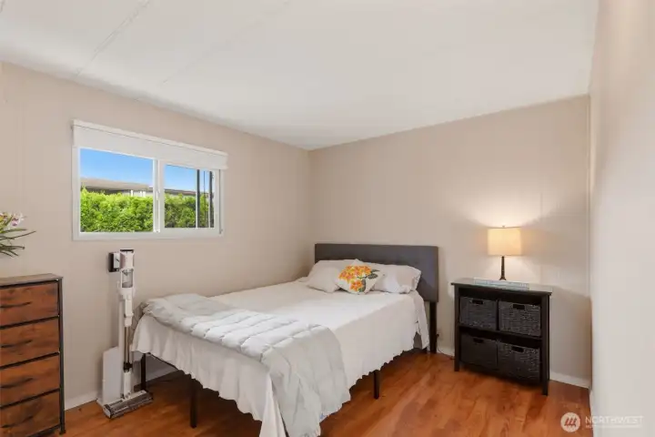 Flexible guest bedroom offers comfortable space for overnight visitors, hobbies, or a quiet home office setup. Flexible guest bedroom offers comfortable space for overnight visitors, hobbies, or a quiet home office setup.