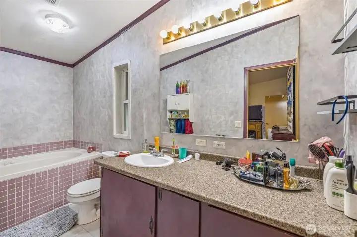 Primary bathroom. Primary bathroom.