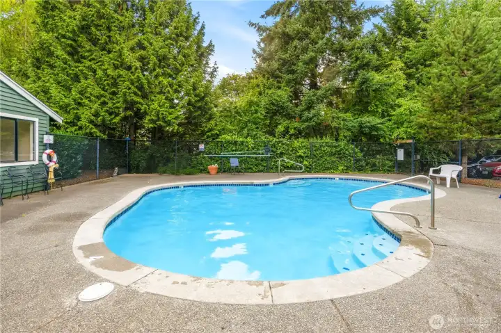 Take a dip in the outdoor pool to cool down on hot days while getting some light aerobic exercise in. Take a dip in the outdoor pool to cool down on hot days while getting some light aerobic exercise in.