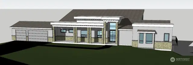 This is a drawing based on the plans the seller has provided.