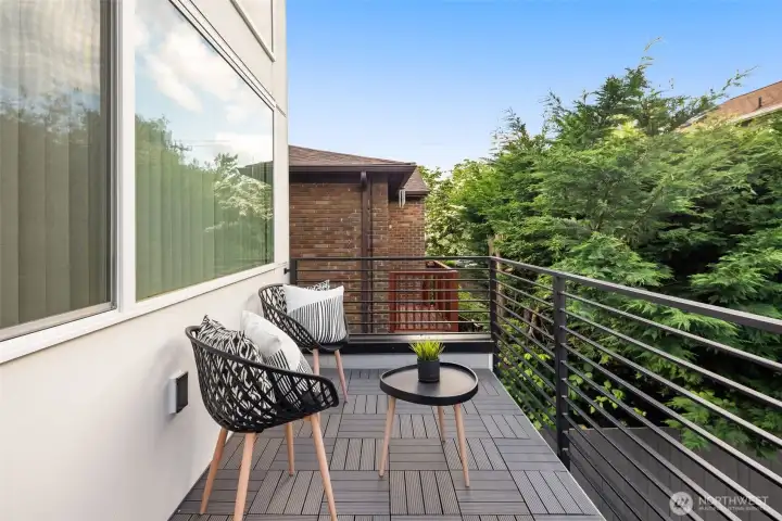 Step out onto your private balcony — perfect for morning coffee, evening sunsets, or urban gardening.