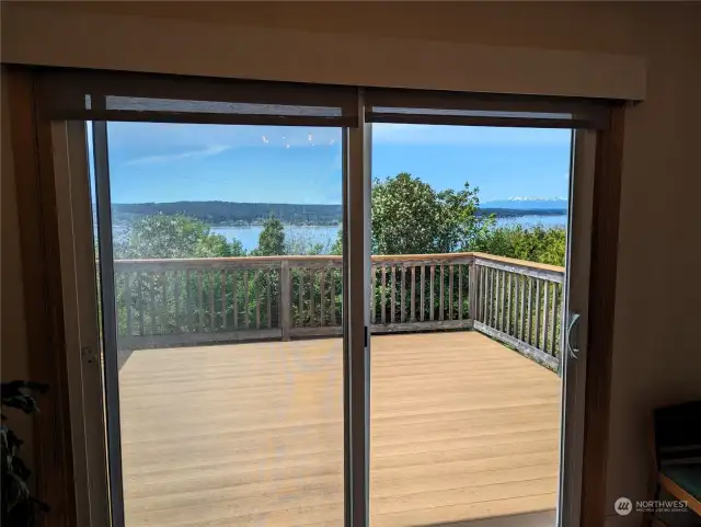 View from the dining room.