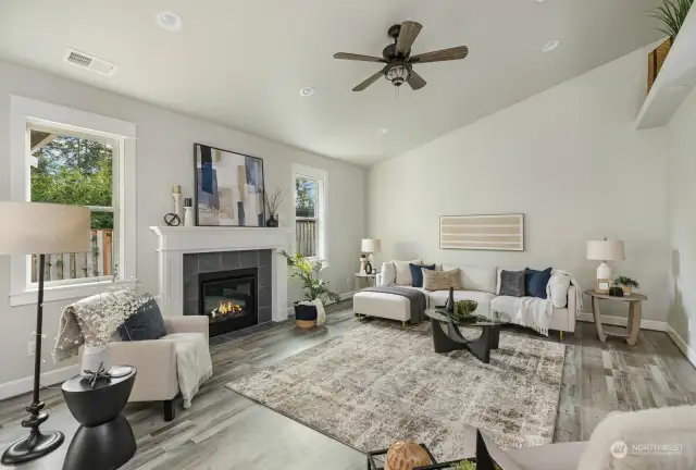 Alternate view of living room
