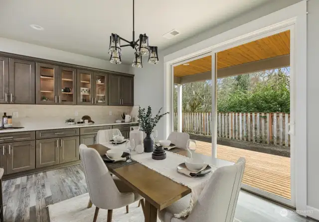 Dining area in eat-in kitchen