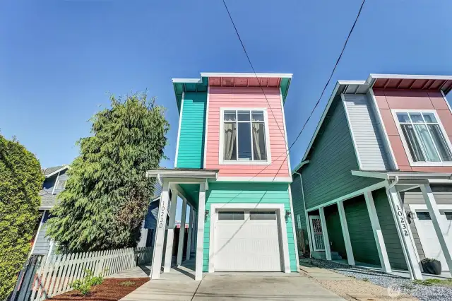 Built 2018, one of 6 colorful custom homes