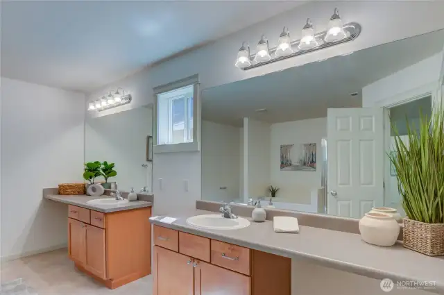 Dual sinks and plenty of room