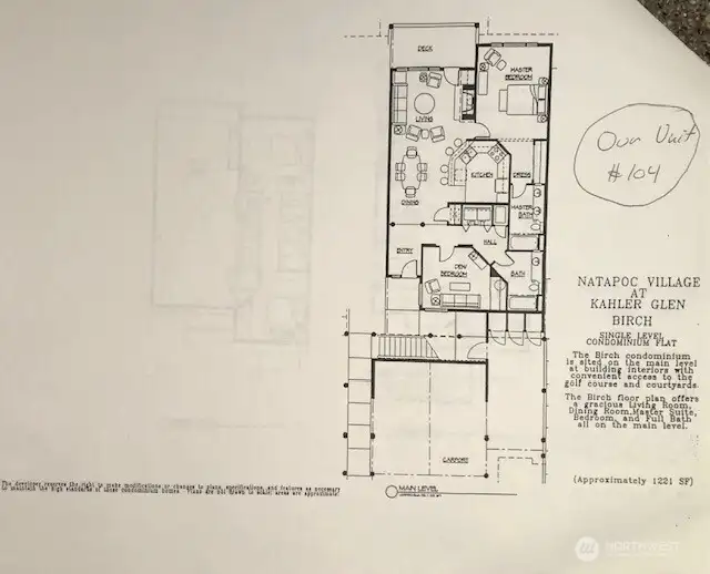 Unit 104 Floor Plan