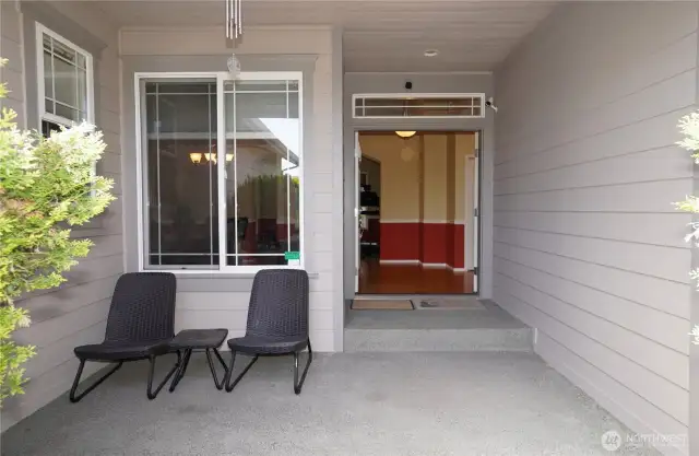 Welcoming entrance