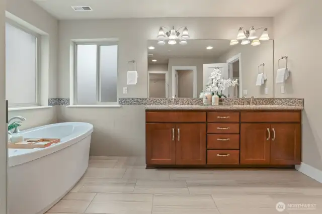 Primary bathroom.