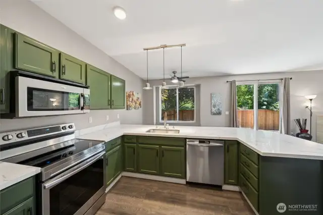 Enjoy Cooking in the updated Kitchen.
