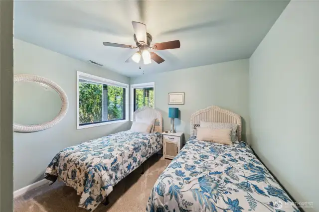 Another bedroom downstairs.