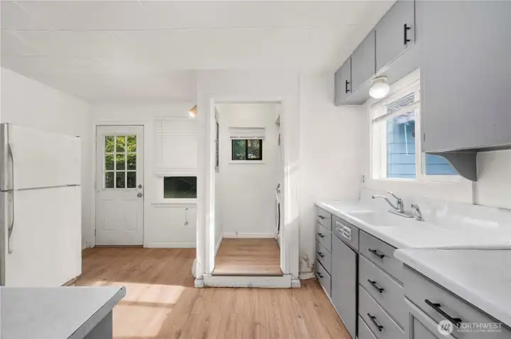 Kitchen and laundry in one!