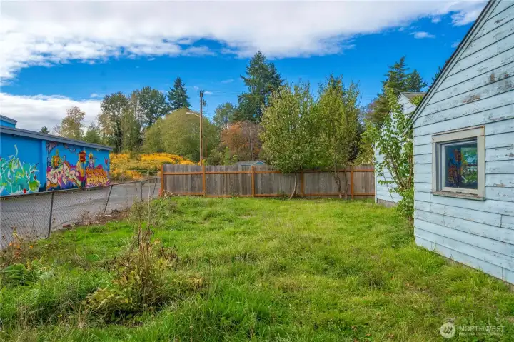 More from the back of the house