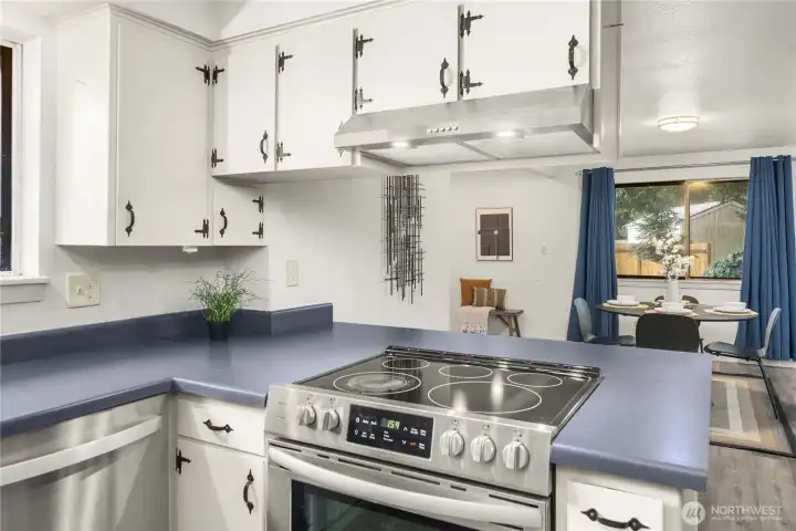 Bright and light kitchen