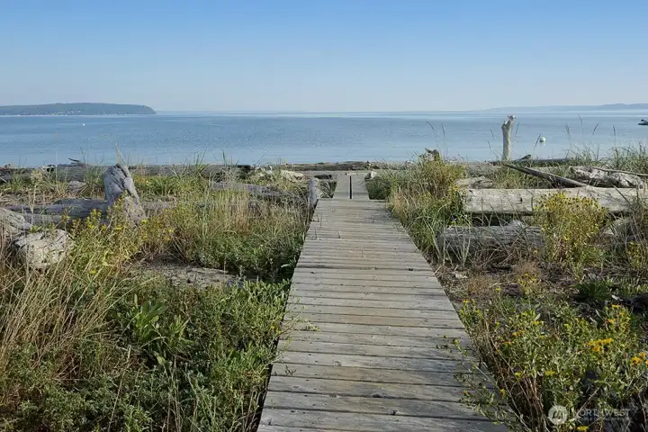 private beach access